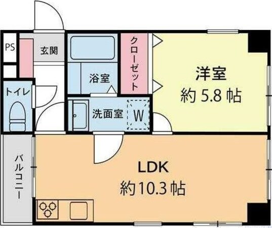 ニューリーフ明石町の物件間取画像